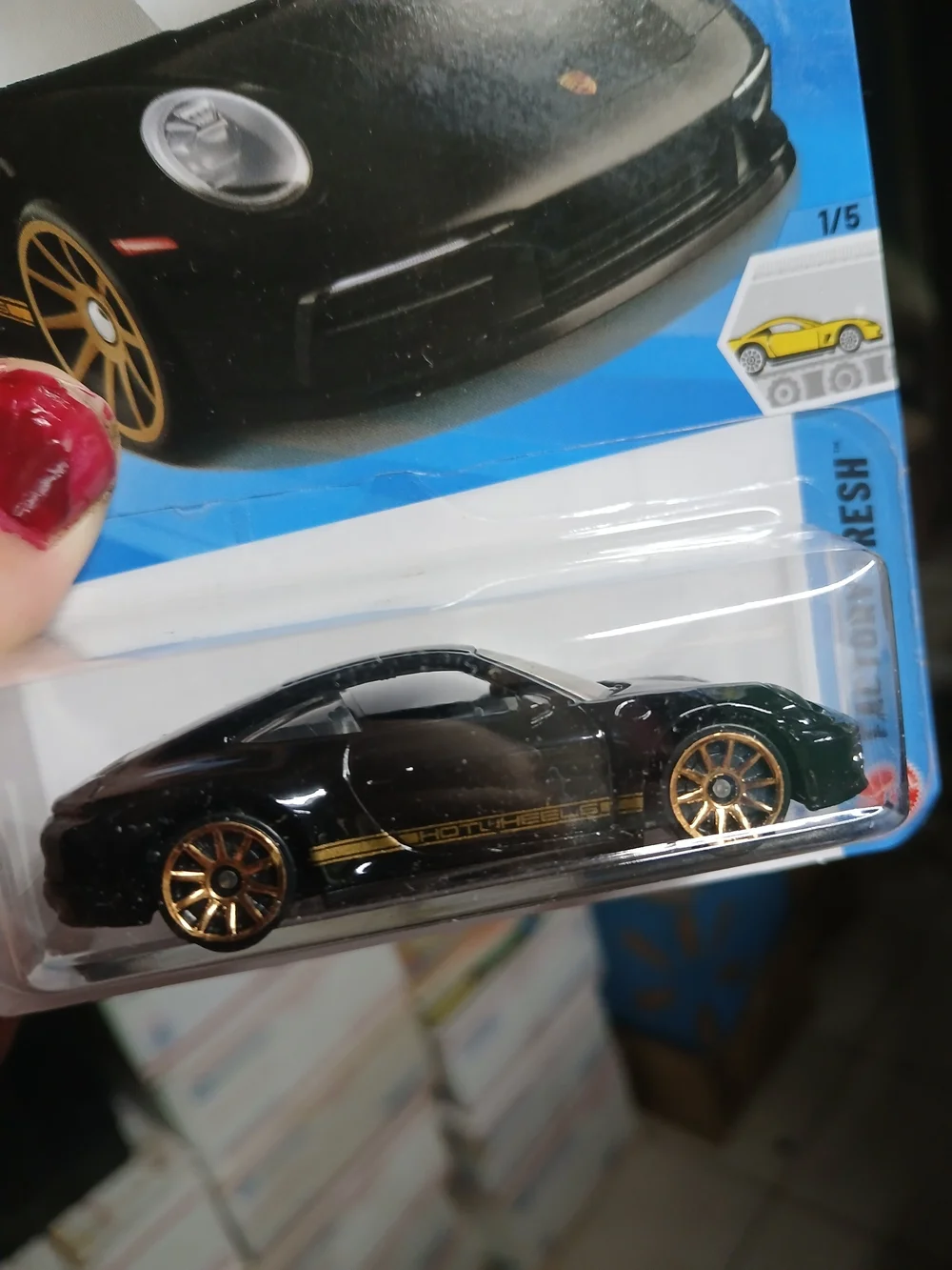 selected region shows the 2026 Hot Wheels 'Factory Fresh' (1/5) release of the P